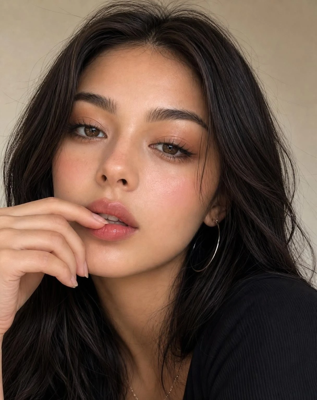 Real portrait used for the K-beauty makeup filter showcase slot