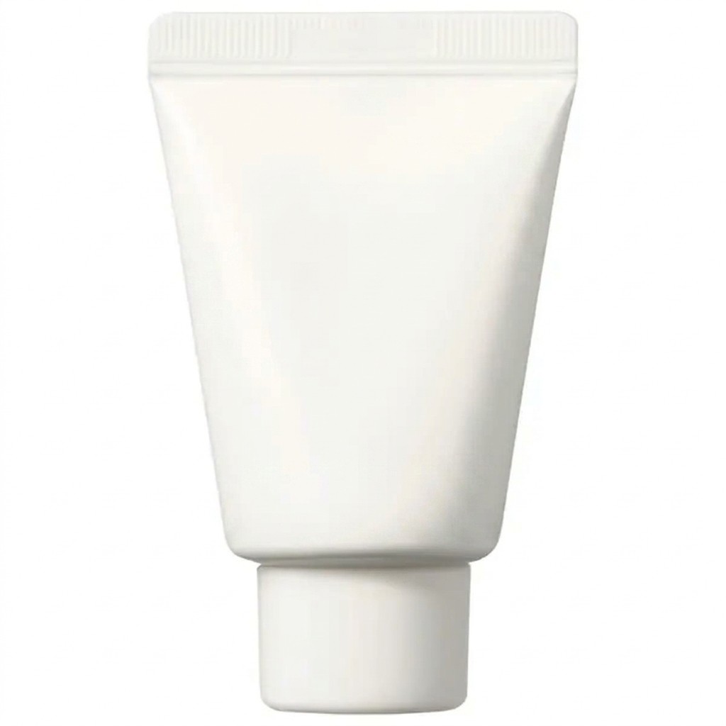 Beauty product image before and after cleaning the front logo area